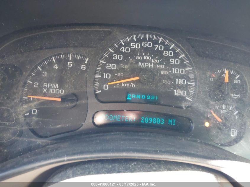 2003 Chevrolet Avalanche 1500 VIN: 3GNEC13T33G152631 Lot: 41806121