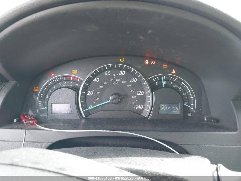 2012 TOYOTA CAMRY VIN: 4T4BF1FK3CR257951