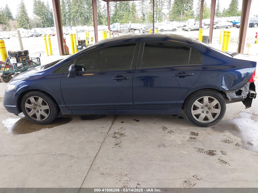 2007 Honda Civic Lx VIN: 1HGFA16537L130543 Lot: 41806206