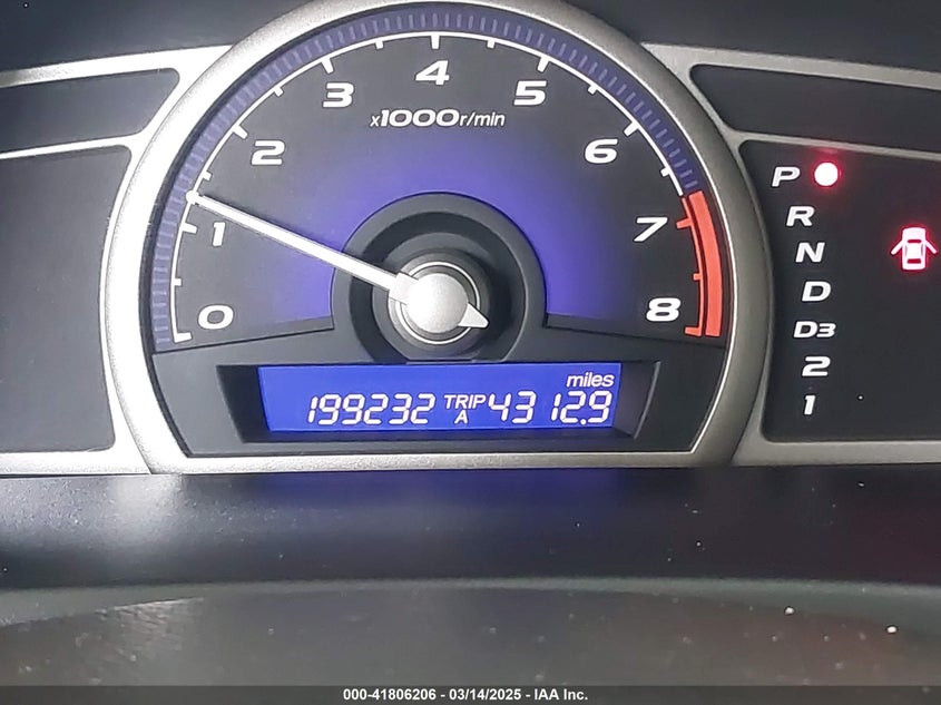 2007 Honda Civic Lx VIN: 1HGFA16537L130543 Lot: 41806206