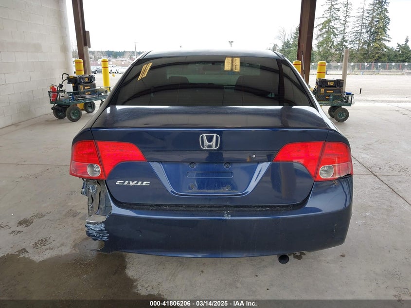 2007 Honda Civic Lx VIN: 1HGFA16537L130543 Lot: 41806206