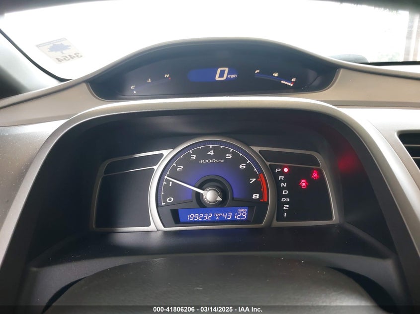 2007 Honda Civic Lx VIN: 1HGFA16537L130543 Lot: 41806206