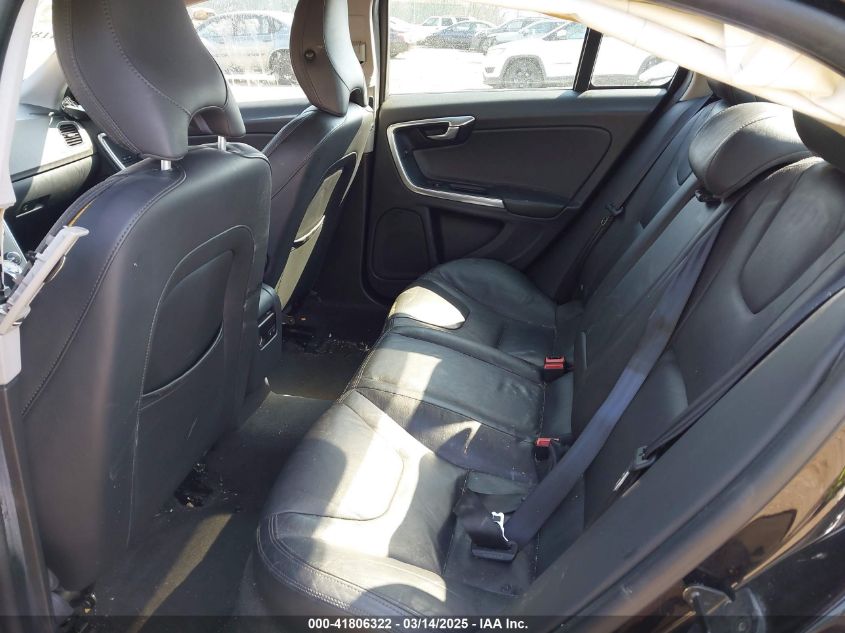 2013 Volvo S60 T5/T5 Platinum/T5 Premier/T5 Premier Plus VIN: YV1612FSXD2195475 Lot: 41806322