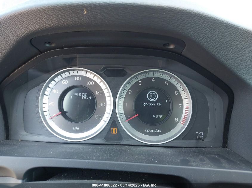 2013 Volvo S60 T5/T5 Platinum/T5 Premier/T5 Premier Plus VIN: YV1612FSXD2195475 Lot: 41806322