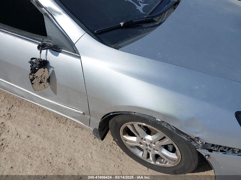 2007 Honda Accord 2.4 Ex VIN: 1HGCM56757A018809 Lot: 41806424