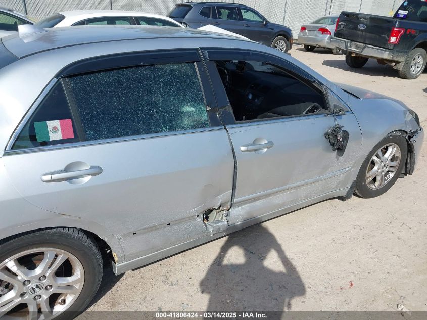 2007 Honda Accord 2.4 Ex VIN: 1HGCM56757A018809 Lot: 41806424