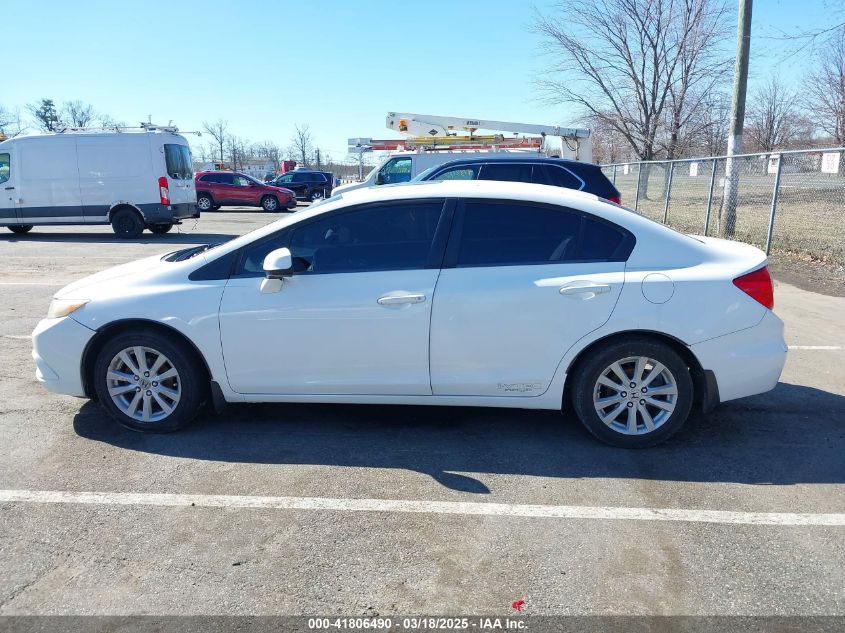 2012 Honda Civic Ex-L VIN: 19XFB2F96CE036289 Lot: 41806490