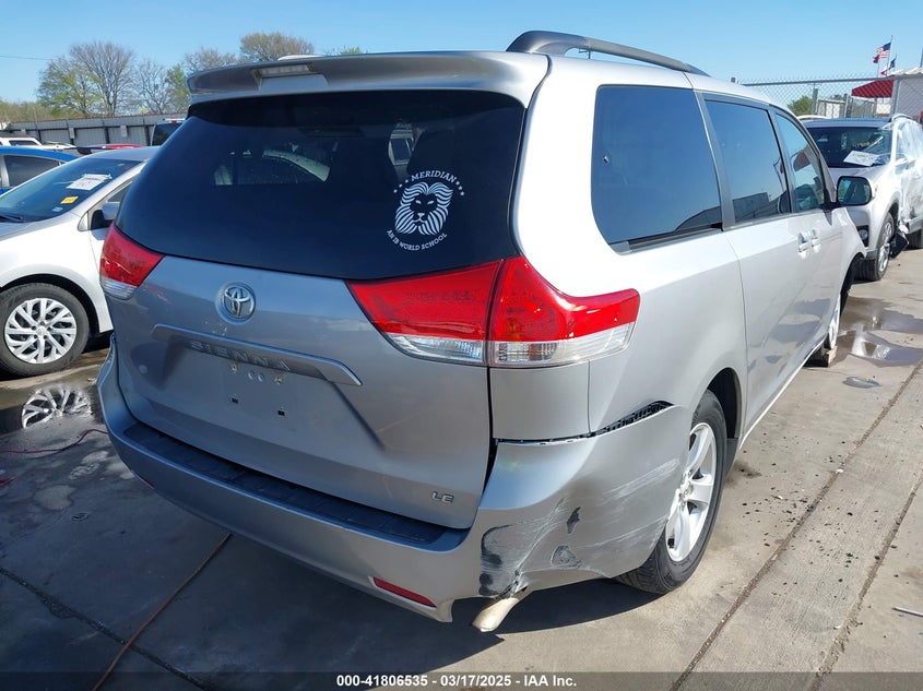 2013 TOYOTA SIENNA VIN: 5TDKK3DCXDS350991