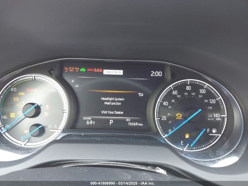 2021 Toyota Venza VIN: JTEAAAH2MJ079064 Lot: 41806990