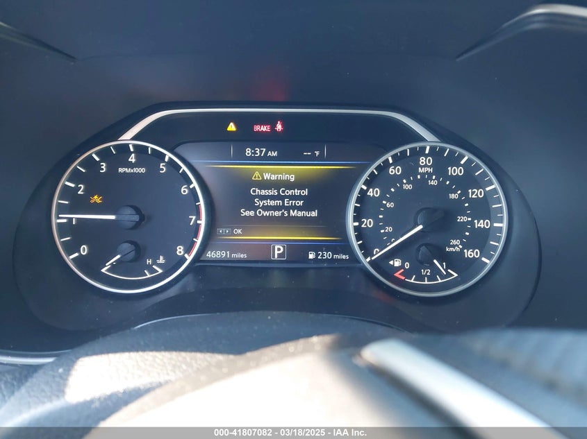 2019 NISSAN MAXIMA VIN: 1N4AA6AV1KC375062