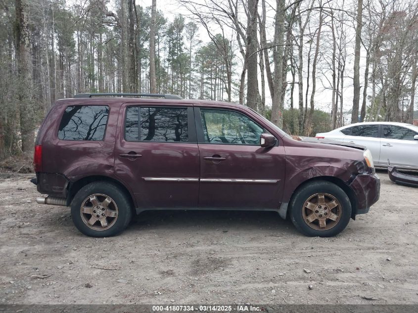 2010 Honda Pilot Touring VIN: 5FNYF4H9XAB040715 Lot: 41807334
