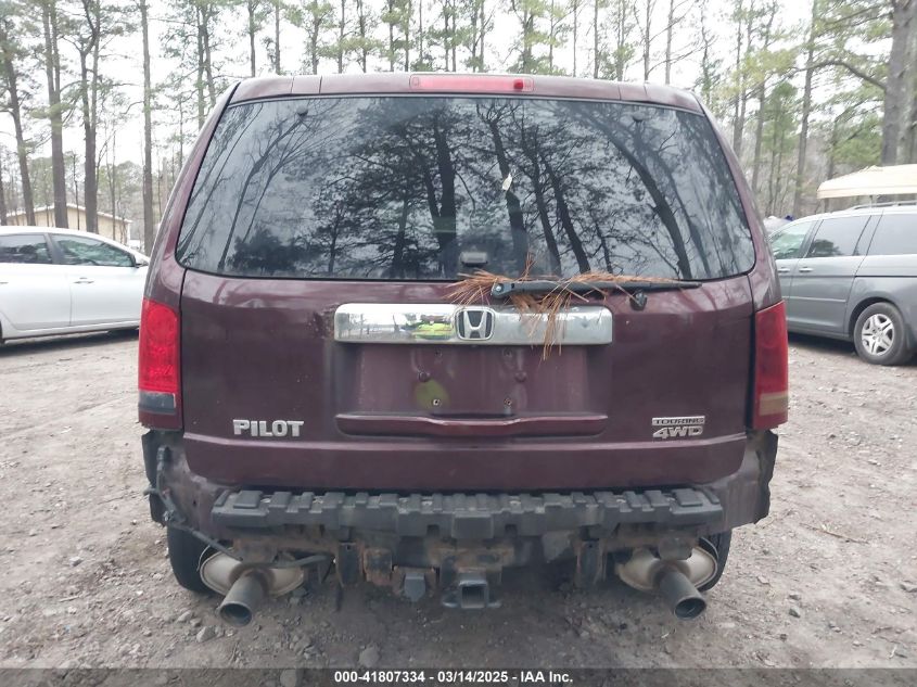 2010 Honda Pilot Touring VIN: 5FNYF4H9XAB040715 Lot: 41807334