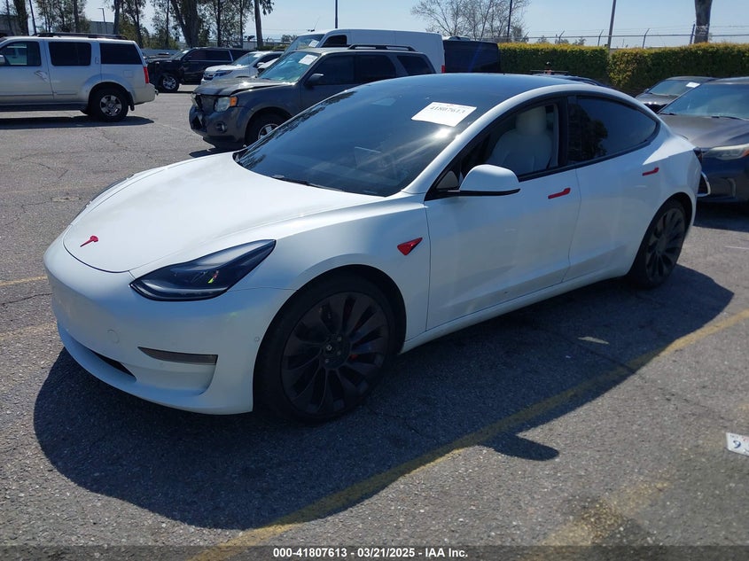 2022 TESLA MODEL 3 VIN: 5YJ3E1EC2NF176127