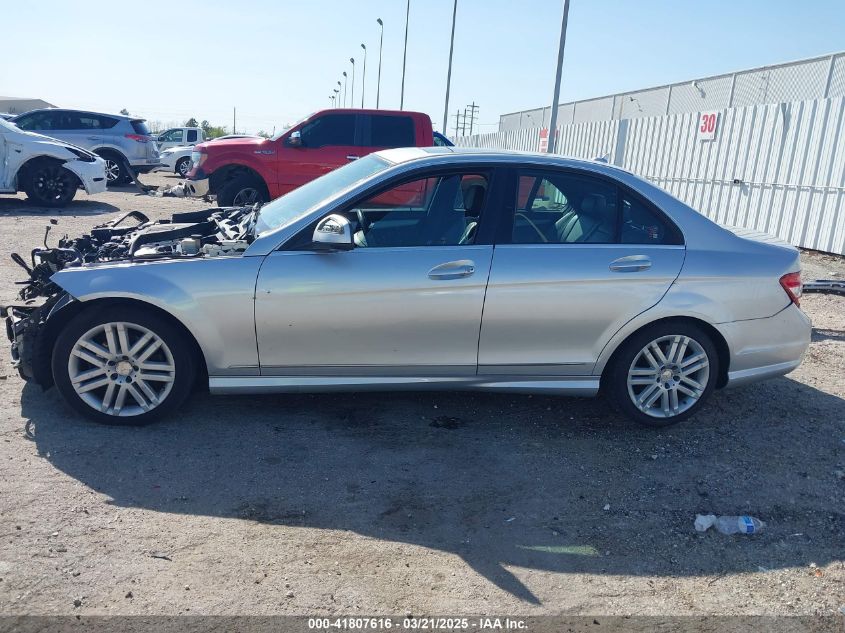 2008 Mercedes-Benz C 300 Luxury 4Matic/Sport 4Matic VIN: WDDGF81XX8F145536 Lot: 41807616