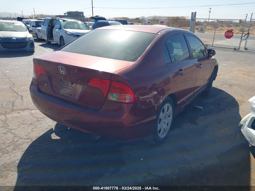 2006 HONDA CIVIC VIN: 1HGFA16506L146648