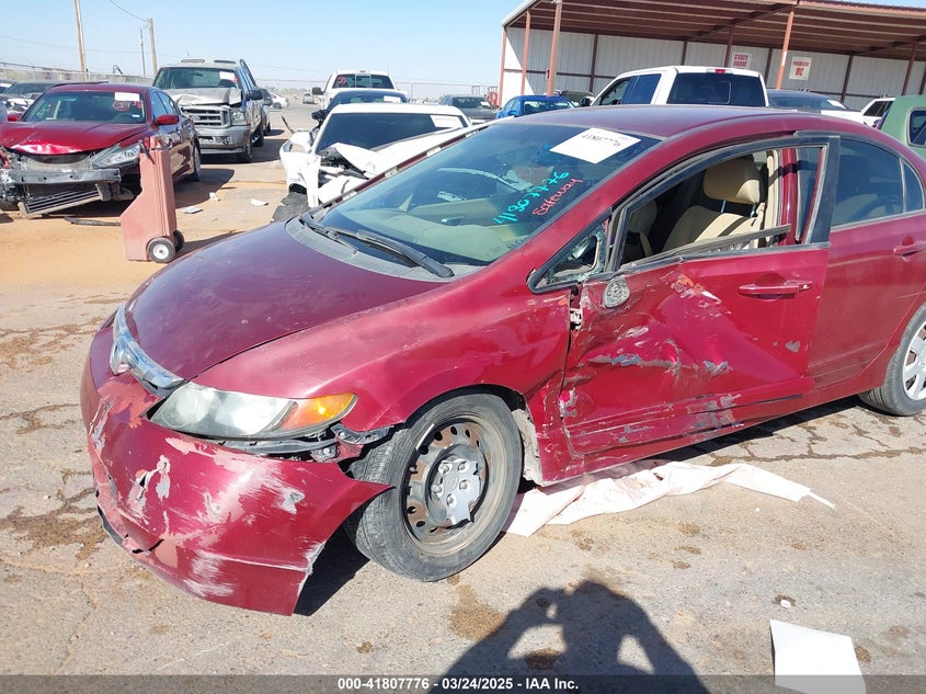 2006 HONDA CIVIC VIN: 1HGFA16506L146648