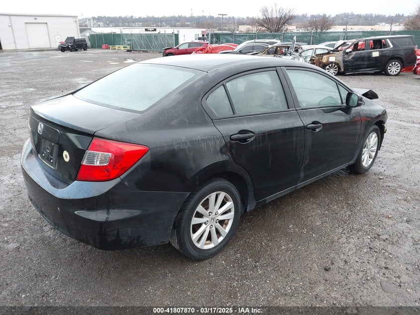 2012 HONDA CIVIC VIN: 2HGFB2F84CH568461