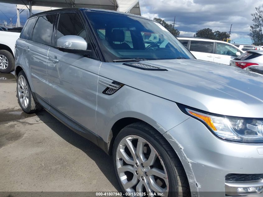 2014 Land Rover Range Rover Sport 3.0L V6 Supercharged Hse VIN: SALWR2WFXEA312957 Lot: 41807943