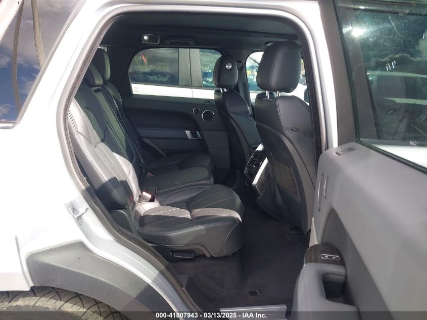 2014 Land Rover Range Rover Sport 3.0L V6 Supercharged Hse VIN: SALWR2WFXEA312957 Lot: 41807943