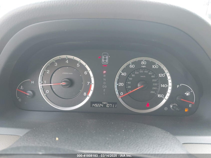 2009 HONDA ACCORD VIN: 1HGCP26849A120054
