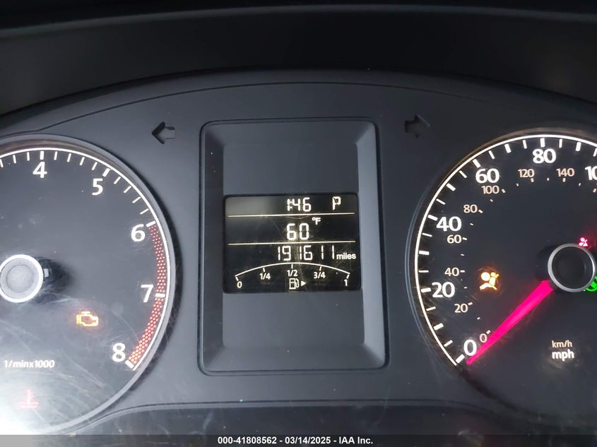 2011 Volkswagen Jetta 2.0L S VIN: 3VW2K7AJ1BM331976 Lot: 41808562