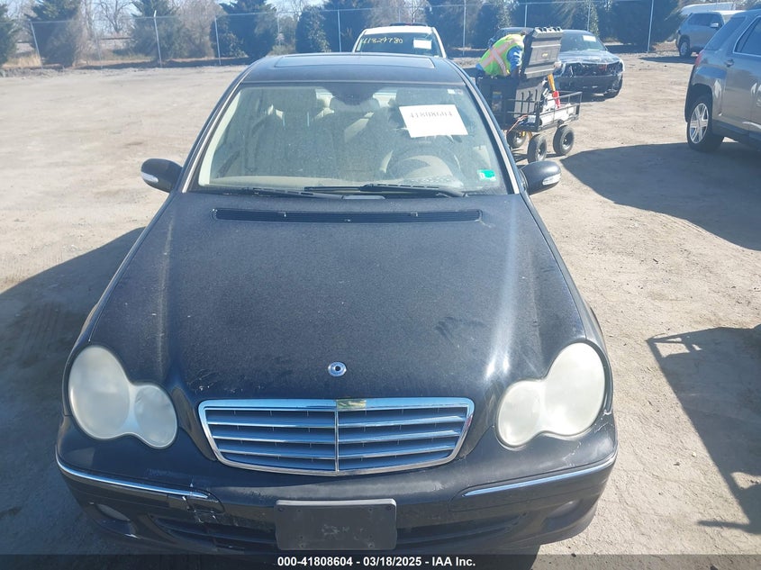 2007 MERCEDES-BENZ C 280 VIN: WDBRF92H87F909607