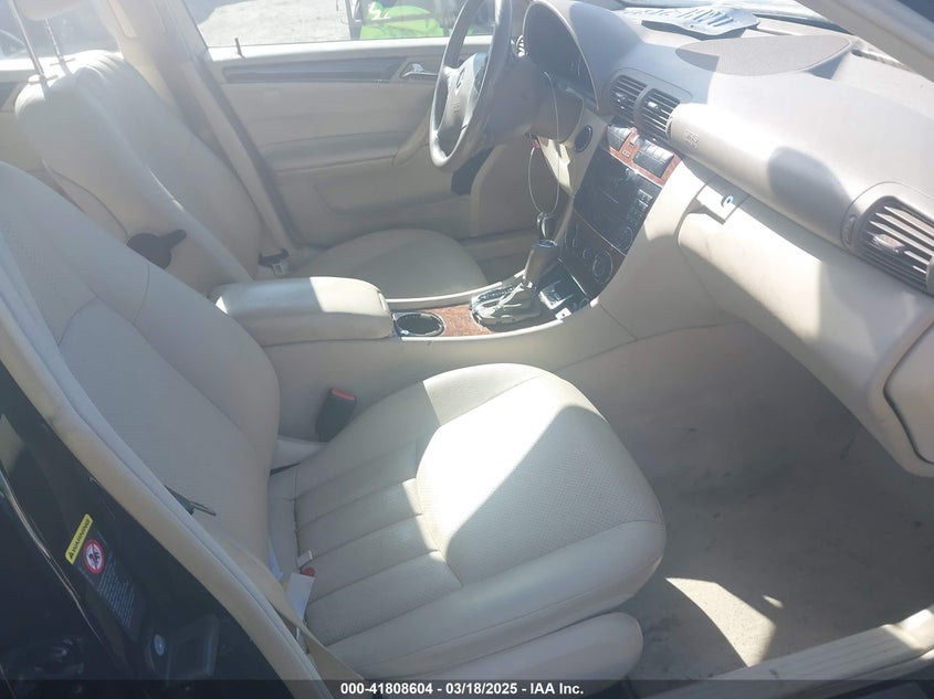 2007 MERCEDES-BENZ C 280 VIN: WDBRF92H87F909607