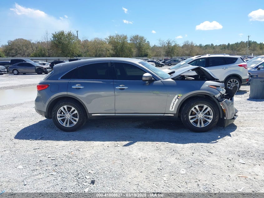 2017 Infiniti Qx70 VIN: JN8CS1MWXHM411295 Lot: 41808627