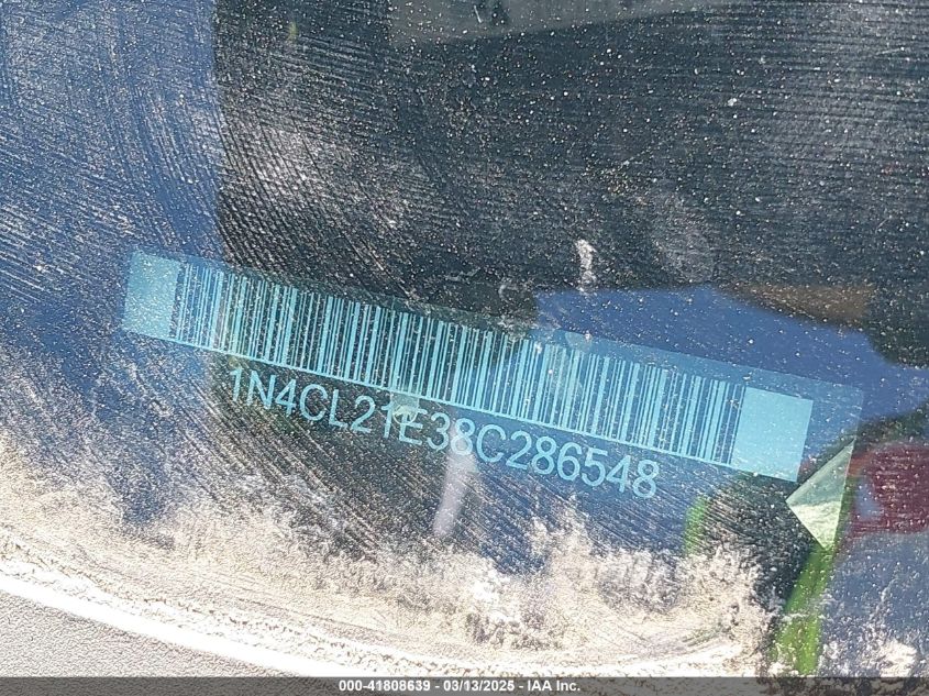 2008 Nissan Altima Hybrid VIN: 1N4CL21E38C286548 Lot: 41808639