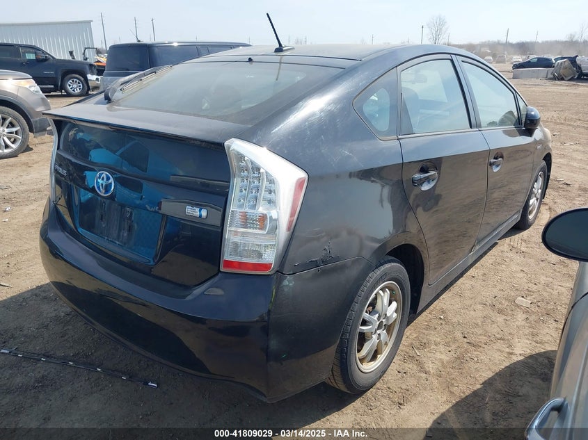 Vin: jtdkn3du9a1299251, lot: 42300108, toyota prius ii 20104