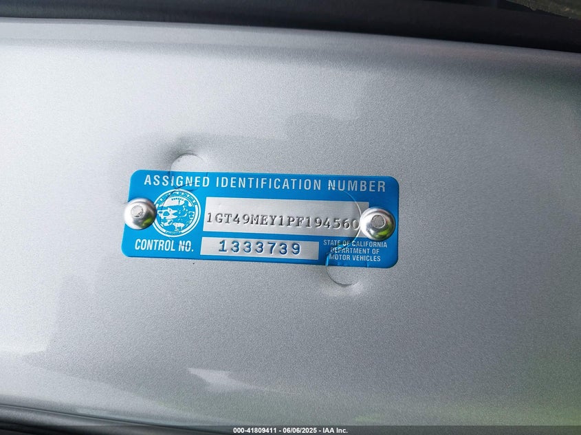 2023 GMC Sierra 2500Hd 4Wd Long Bed Sle VIN: 1GT49MEY1PF194560 Lot: 41809411
