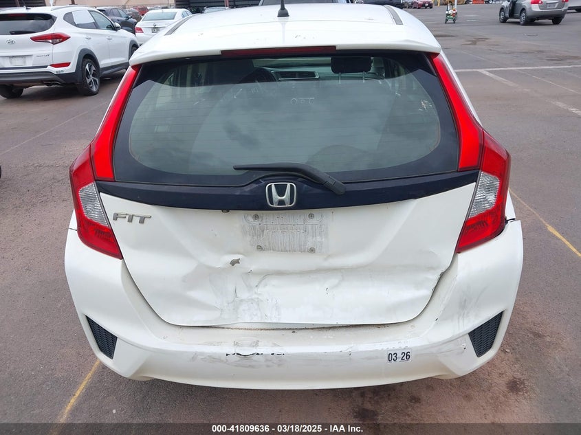 2016 HONDA FIT LX - JHMGK5H51GX038519