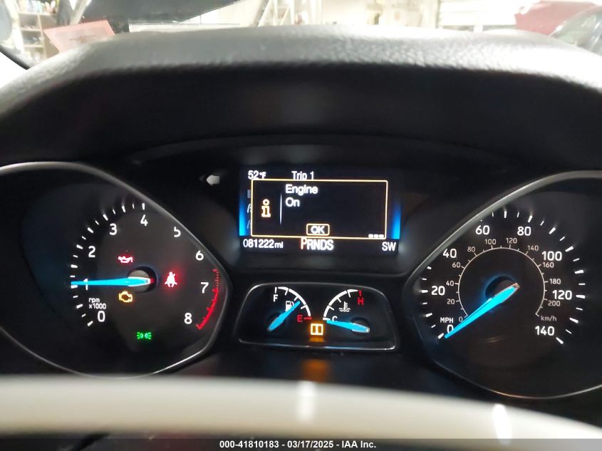 2017 Ford Focus Se VIN: 1FADP3FE4HL275856 Lot: 41810183