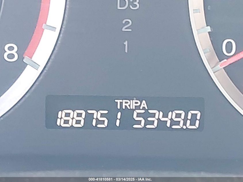 2011 Honda Accord 2.4 Ex-L VIN: 1HGCP2F8XBA019302 Lot: 41810581