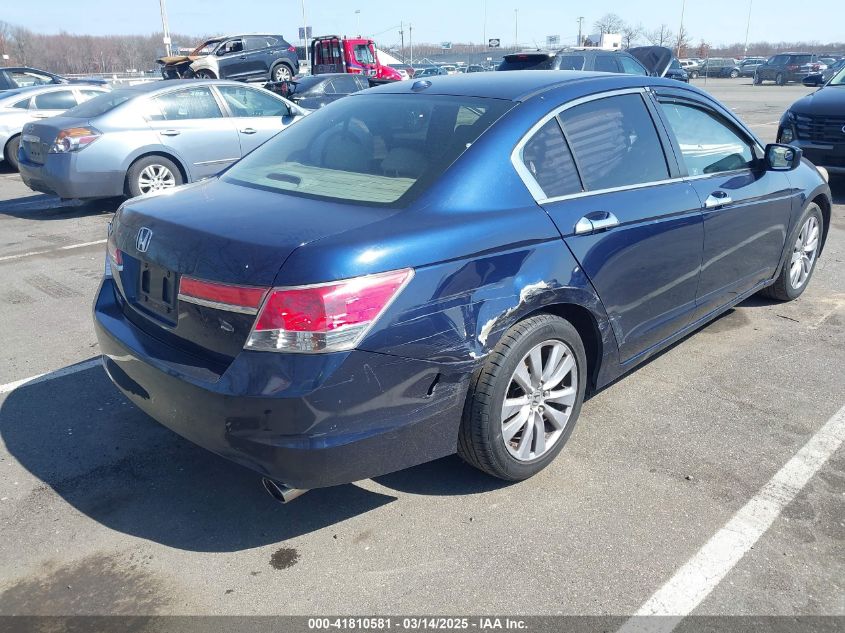 2011 Honda Accord 2.4 Ex-L VIN: 1HGCP2F8XBA019302 Lot: 41810581