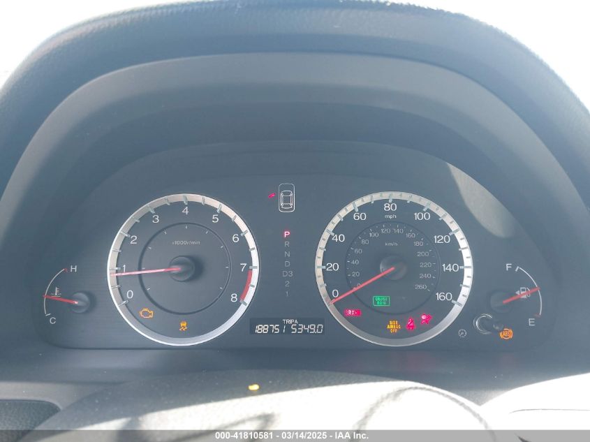 2011 Honda Accord 2.4 Ex-L VIN: 1HGCP2F8XBA019302 Lot: 41810581