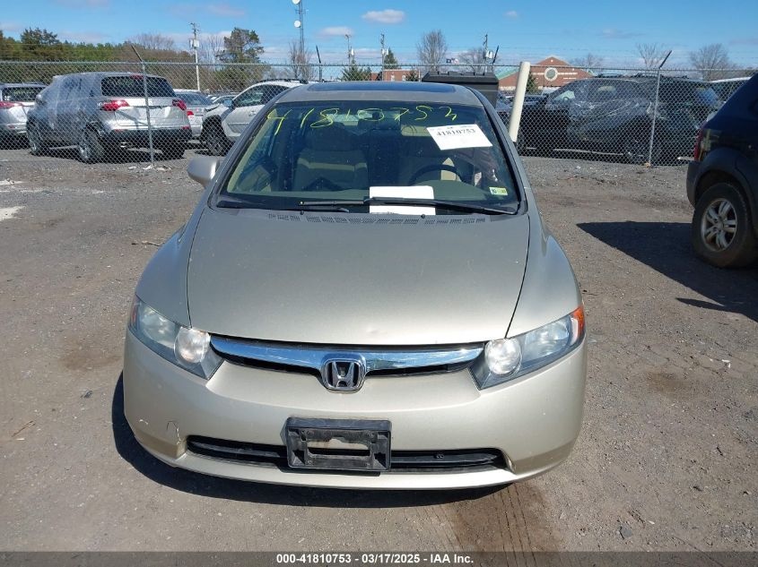 2007 Honda Civic Ex VIN: 1HGFA16837L050038 Lot: 41810753