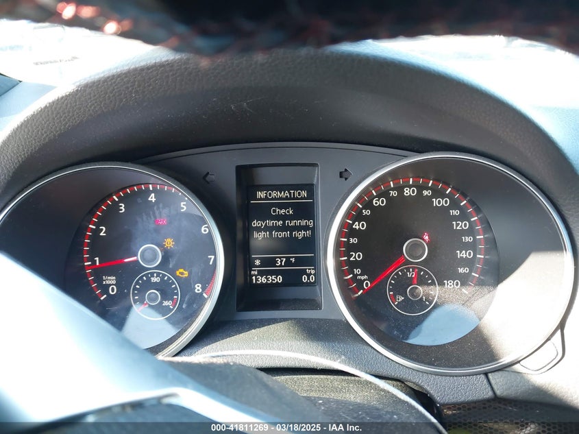 2013 VOLKSWAGEN GTI VIN: WVWGV7AJ0DW130976