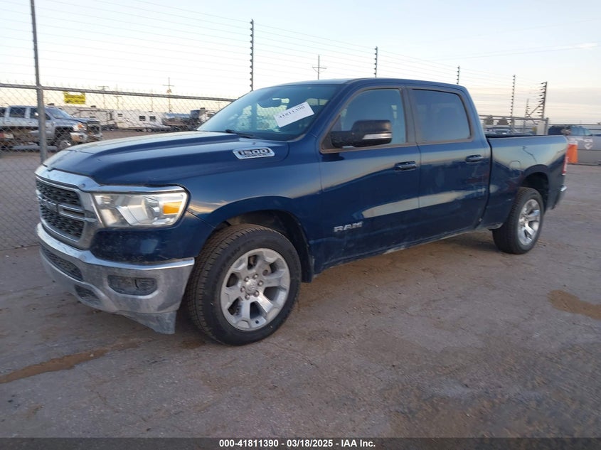 2022 RAM 1500 VIN: 1C6RREMT1NN261444