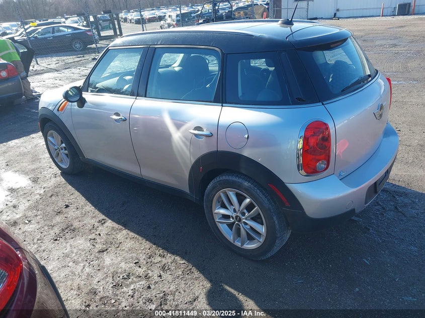 2011 MINI COOPER COUNTRYMAN VIN: WMWZB3C53BWH95121