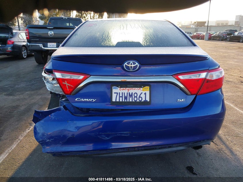 2015 TOYOTA CAMRY SE - 4T1BF1FK8FU884806