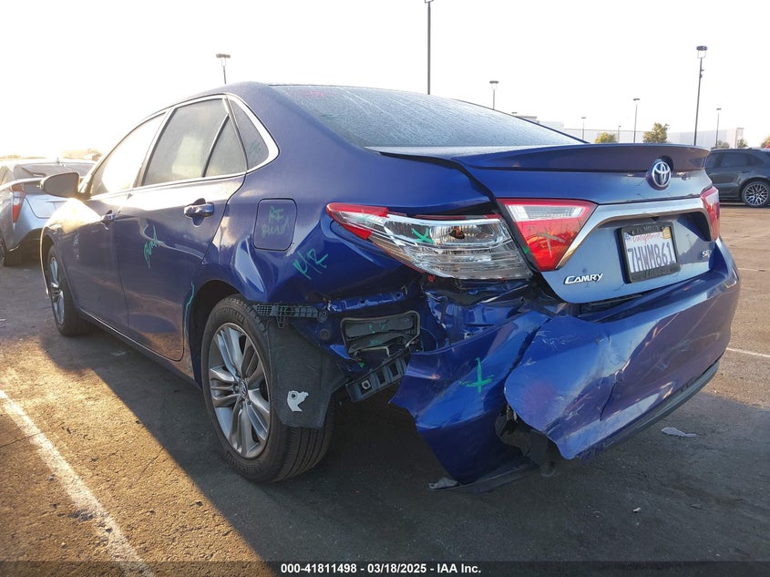 2015 TOYOTA CAMRY SE - 4T1BF1FK8FU884806