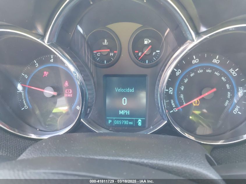 2012 Chevrolet Cruze Ltz VIN: 1G1PH5SC5C7296231 Lot: 41811729