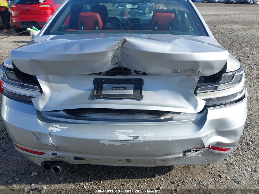 2016 BMW 228I VIN: WBA1F9C58GV546490 Lot: 41811819