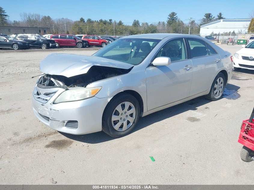 2010 Toyota Camry silver sedan gasoline 4T1BF3EK6AU092028 photo #3