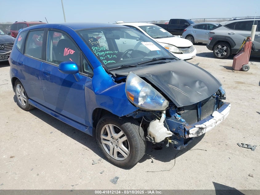 2008 HONDA FIT VIN: JHMGD37648S032690