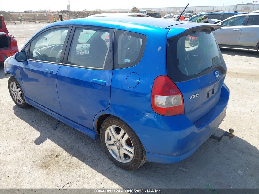 2008 HONDA FIT VIN: JHMGD37648S032690