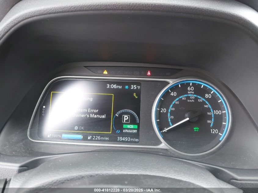 2020 NISSAN LEAF SL PLUS 62 KWH - 1N4BZ1DP4LC304940