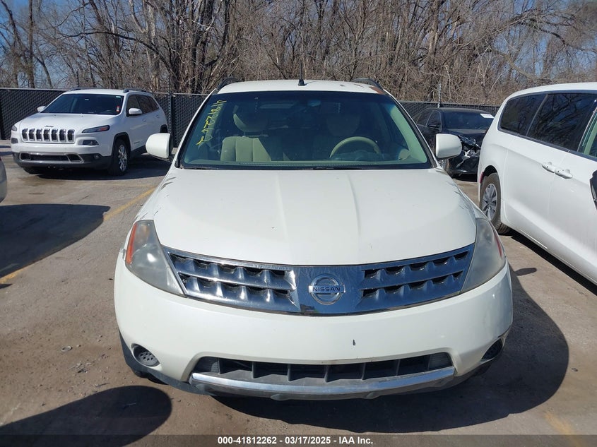 2007 Nissan Murano S VIN: JN8AZ08W67W642298 Lot: 41812262