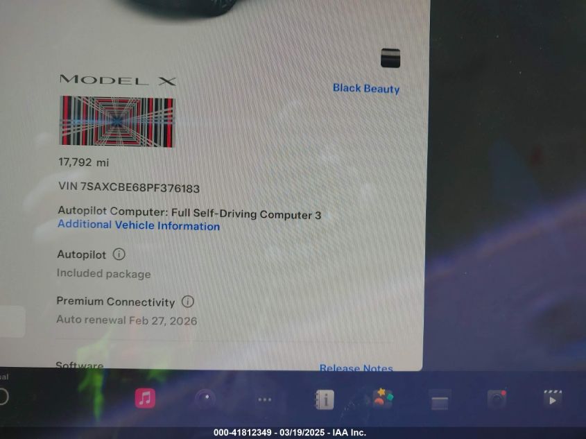 2023 Tesla Model X - 7SAXCBE68PF376183